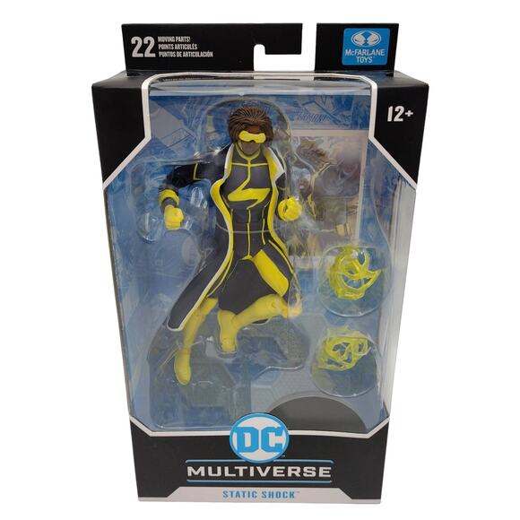 DC Multiverse Static Shock New 52 7" Action Figure McFarlane - Picture 1 of 6